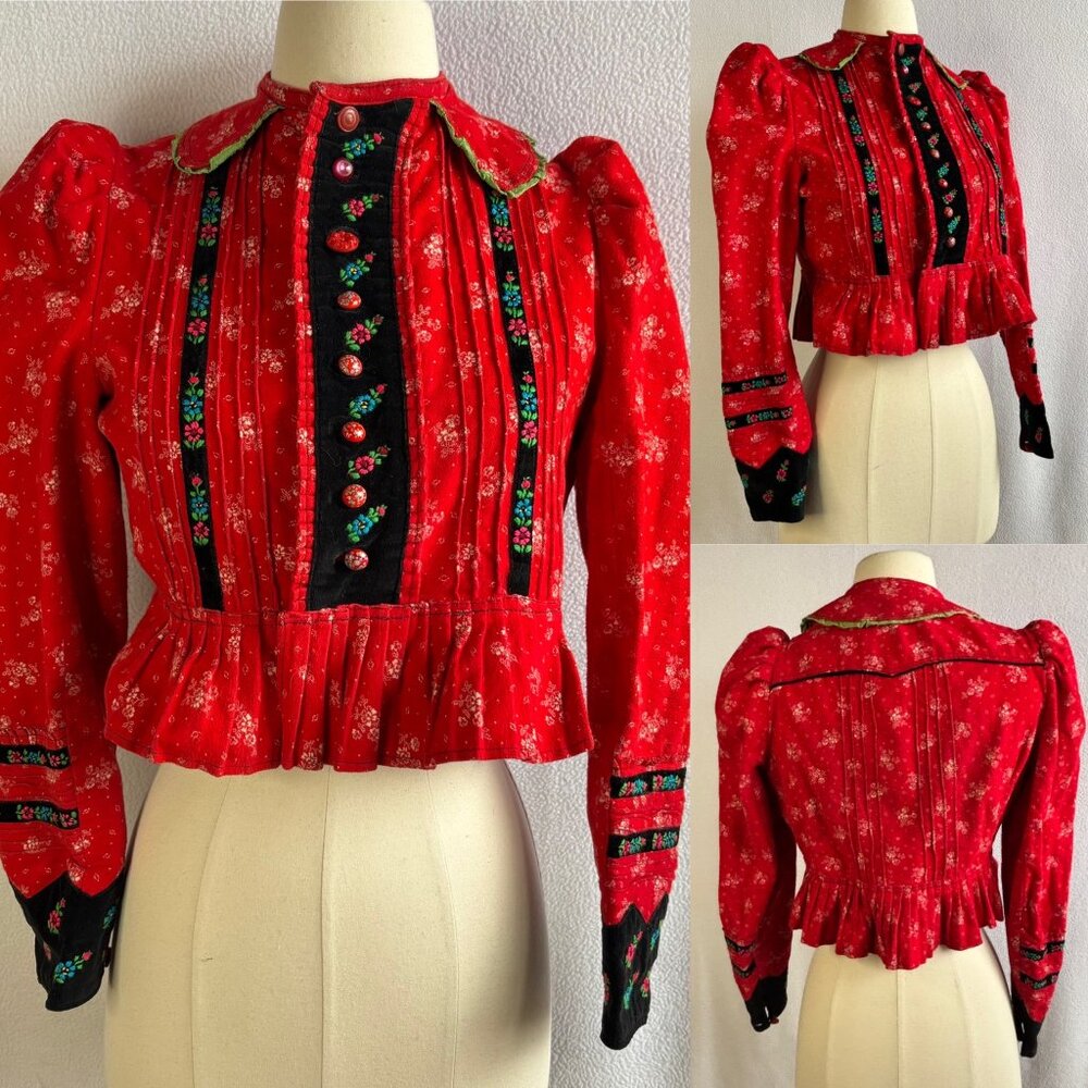 Hand Made Hungarian Transylvanian Szeki Jacket XS